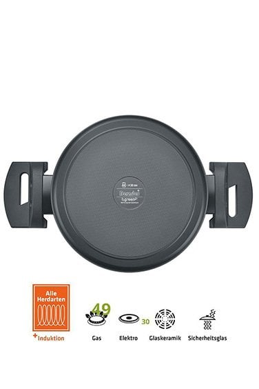 Berndes B.Green Induction Cam Kapaklı Tencere 24 cm