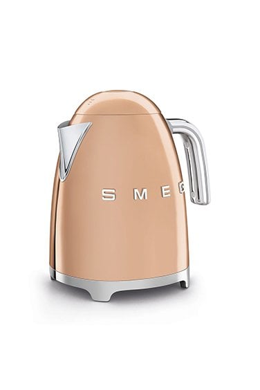 Smeg Rose Gold Kettle 50's Retro Style ''Yumuşak Açılır'' Kapak Sistemi KLF03RGEU
