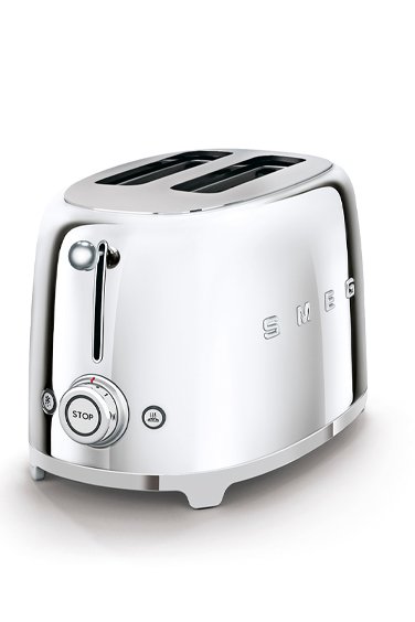 SMEG 50' Style Çelik 2 Dilimli Ekmek Kızartma Makinesi TSF01SSEU