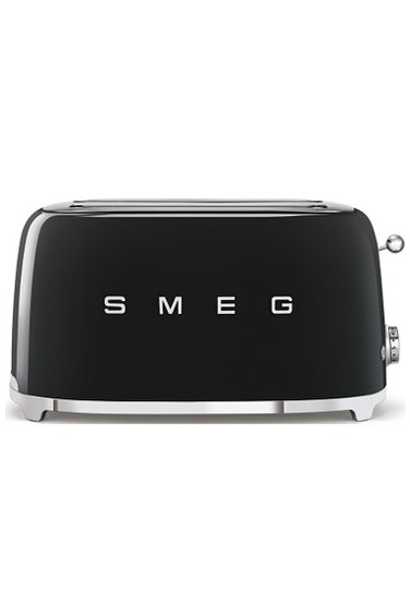 SMEG 50' Style Siyah 4 Dilimli Ekmek Kızartma Makinesi TSF0BLEU