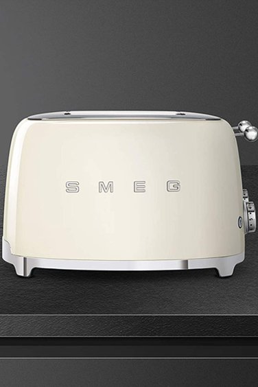 SMEG Krem 4*1 Hazneli 50' Style Ekmek Kızartma Makinesi TSF03CREU