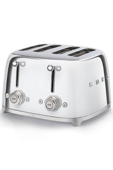 SMEG Çelik 4*1 Hazneli 50' Style Ekmek Kızartma Makinesi TSF03SSEU