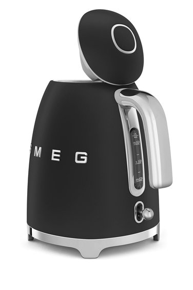 SMEG 50' Style Mat Siyah Renk Kettle KLF03BLMEU