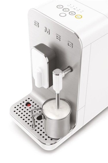 SMEG BCC02WHMEU ESPESSO KAHVE MAKİNESİ, 50'S STYLE MAT BEYAZ
